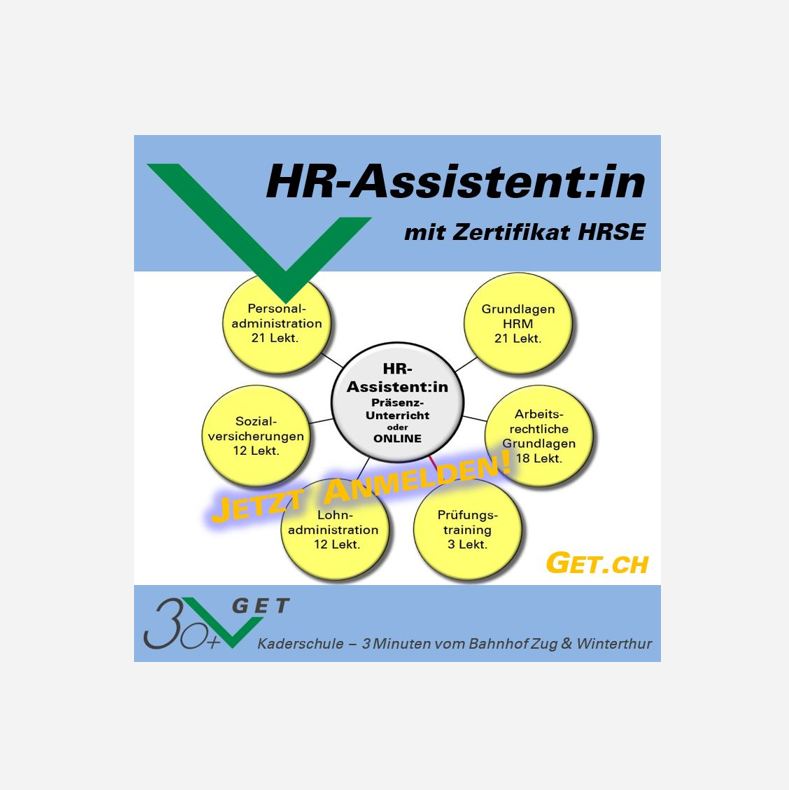 HR-Assistent*in - jetzt anmelden